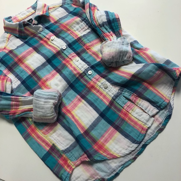 🔥AMERICAN EAGLE Button Top - Picture 2 of 7